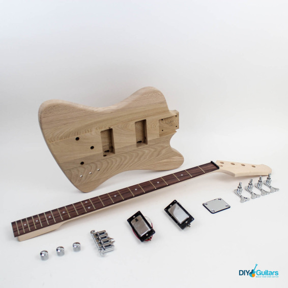 Gibson Thunderbird DIY Electric Bass Kit main components